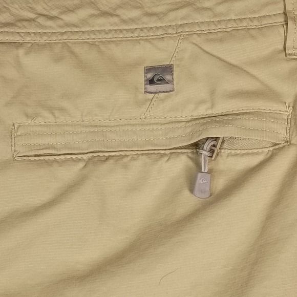 Quiksilver Mens Tan Cargo Shorts Ripstop Khaki AQMWS00020 Size 38 - Picture 9 of 15
